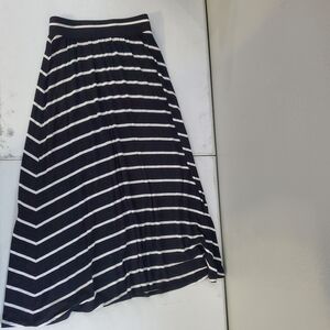 Cherokee Navy and White Striped Skirt